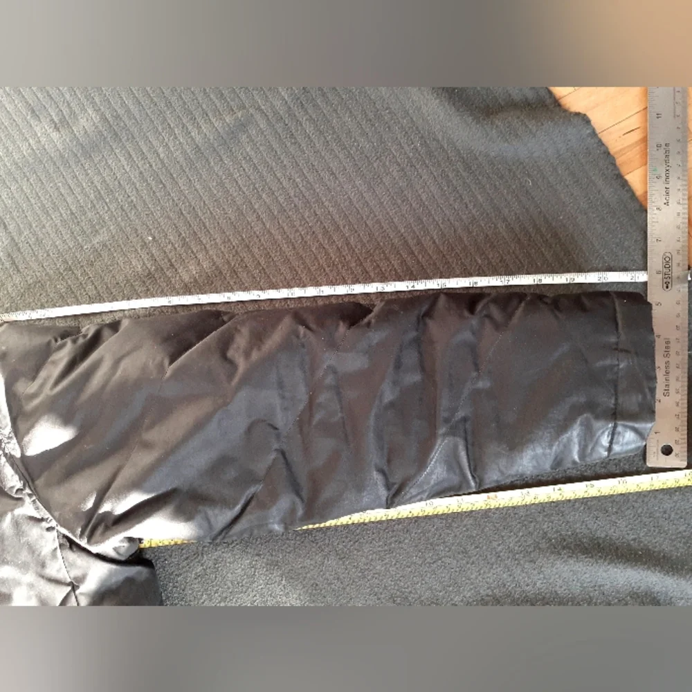 Down-filled, fleece-lined winter coat for kids or adults, with detachable hood. - Picture 10 of 12